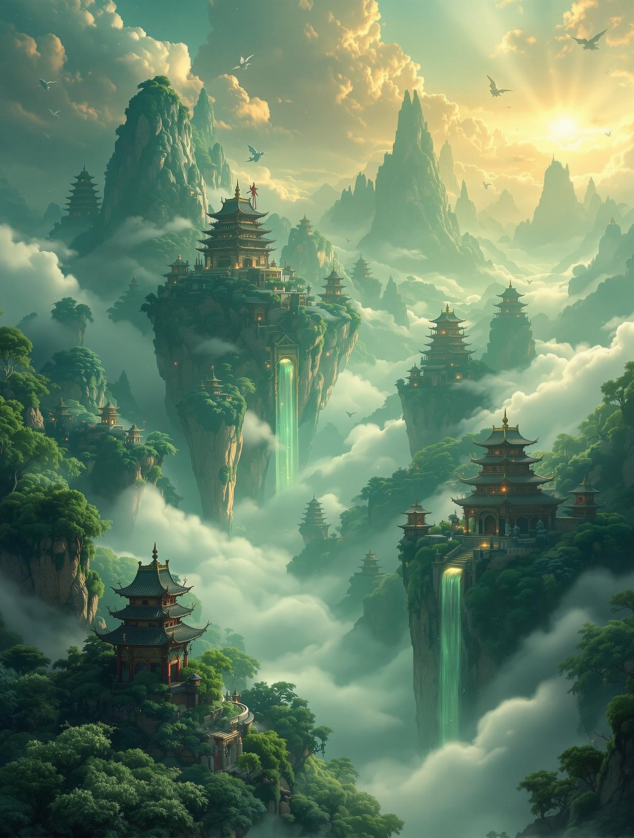 影视剧影视作品《山海经·奇谭》海报背景图